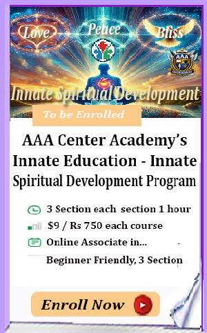 AAA Center Academy’s Innate Education – Innate Intellectual Spiritual Enhancement Program - 73