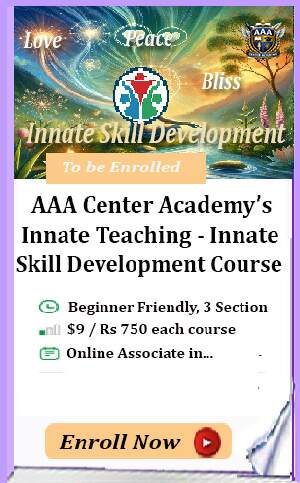 AAA Center Academy’s Innate Teaching - Innate Skill Development Course - 66