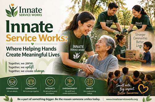 INNATE SERVICE WORKS - Where Helping Hands Create Meaningful Lives - 0