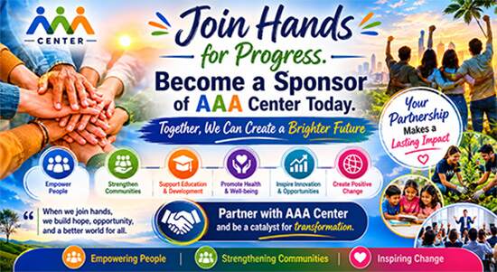 Together, We Can Create a Brighter Future - Become a Sponsor of AAA Center Today - 0